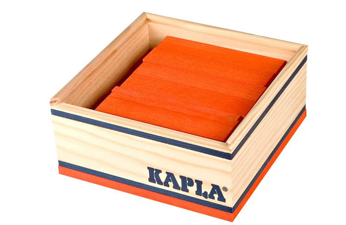 KAPLA Kleur - 40 Plankjes - Oranje
