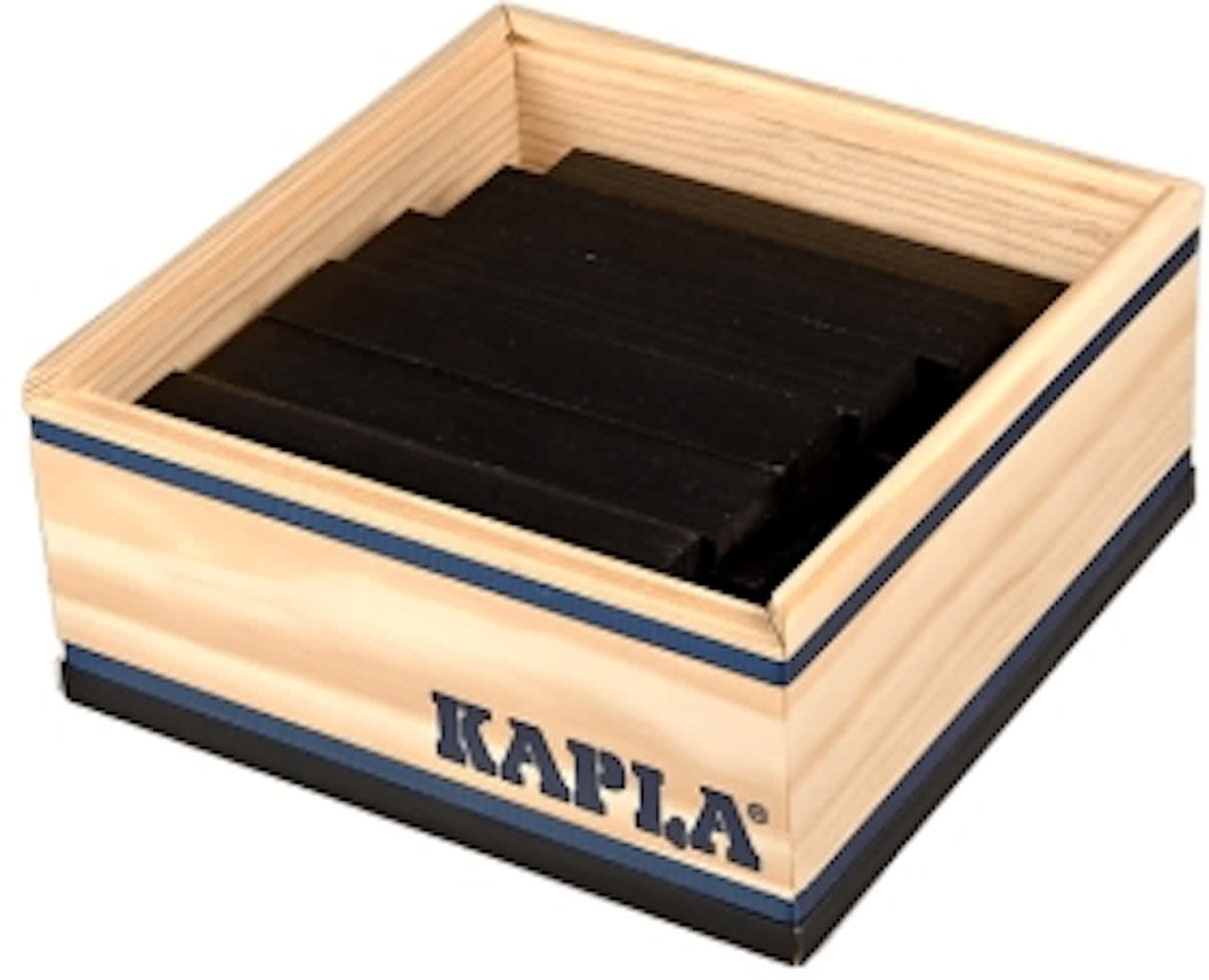 KAPLA Kleur - 40 Plankjes - Zwart