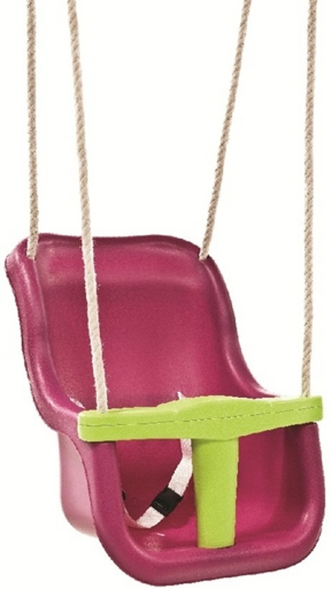Baby   Luxe Paars-Lime Kinderschommel