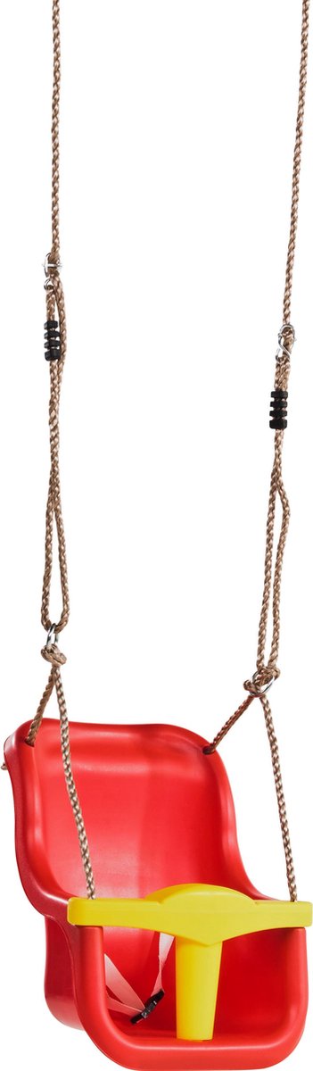 Babyzitje Luxe Rood / Geel - Baby schommel - Safari