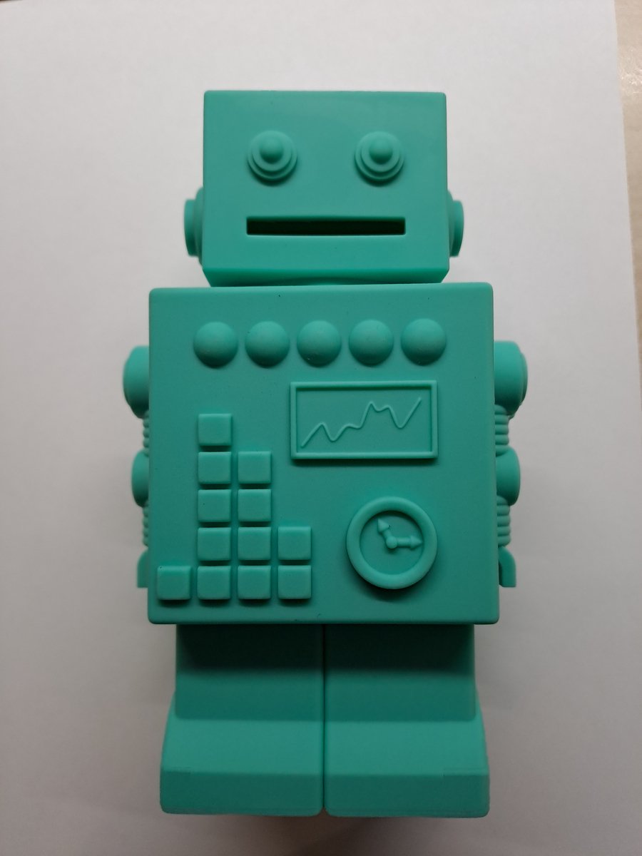 KG Design Spaarpot Robot - Mint