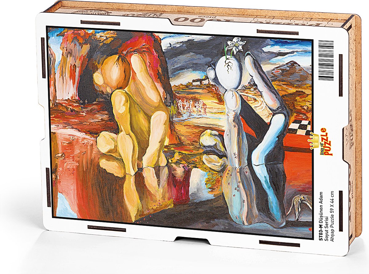 De denker houten puzzel 1000 stukjes