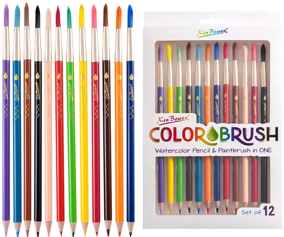 Color Brush - Aquarel Kleurpotloden & Penselen in 1