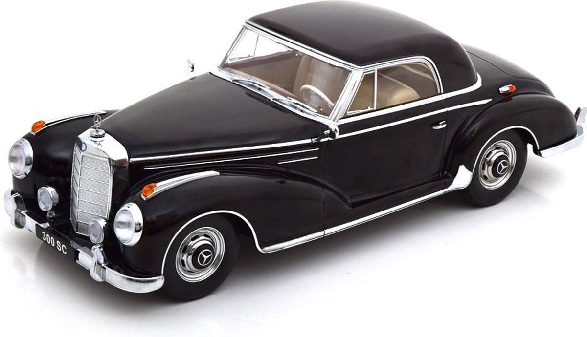 1:18 Diecast-model Mercedes-Benz 300 SE W188 Coupé 1955 zwart KK Models