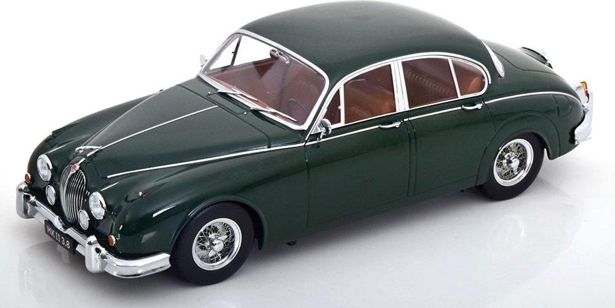 1:18 Diecast-modelauto Jaguar MKII 3.8 LHD 1959 donkergroen KK Models
