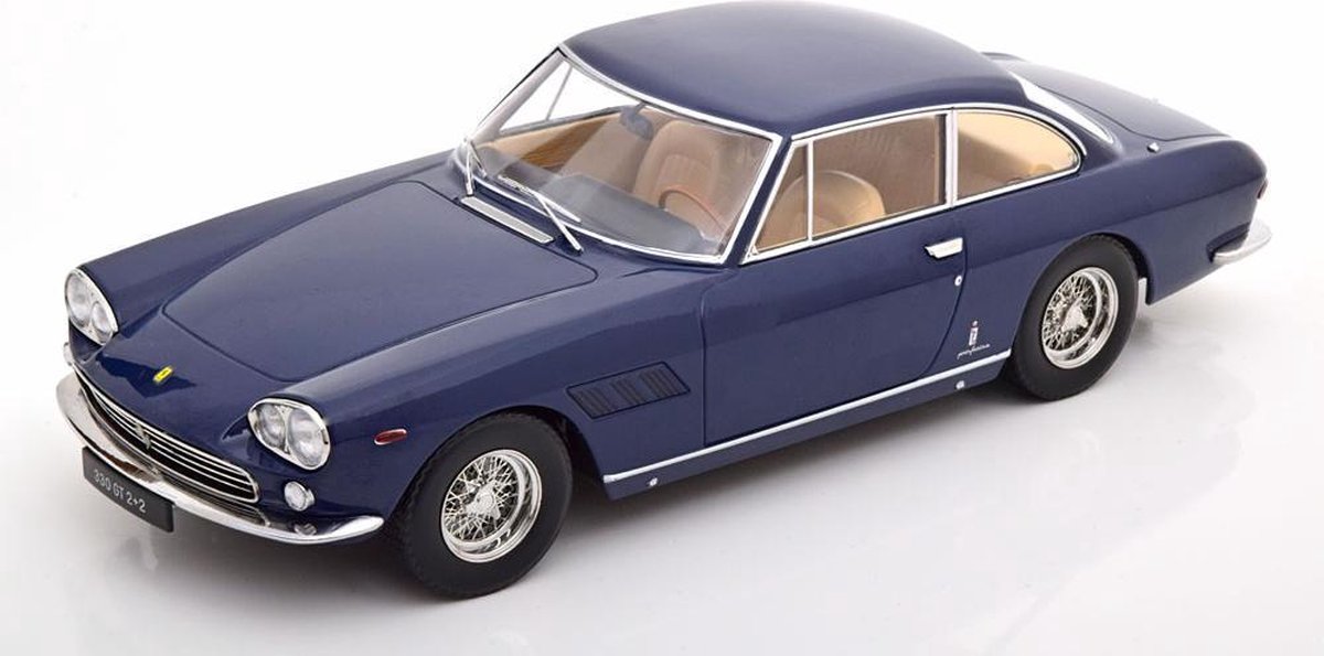 Ferrari 330 GT 2+2 1964 Donkerblauw 1-18 KK Scale