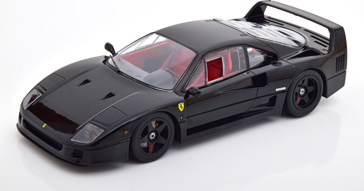 Ferrari F40 Lightweight 1990 Zwart 1-18 KK Scale ( Metaal )