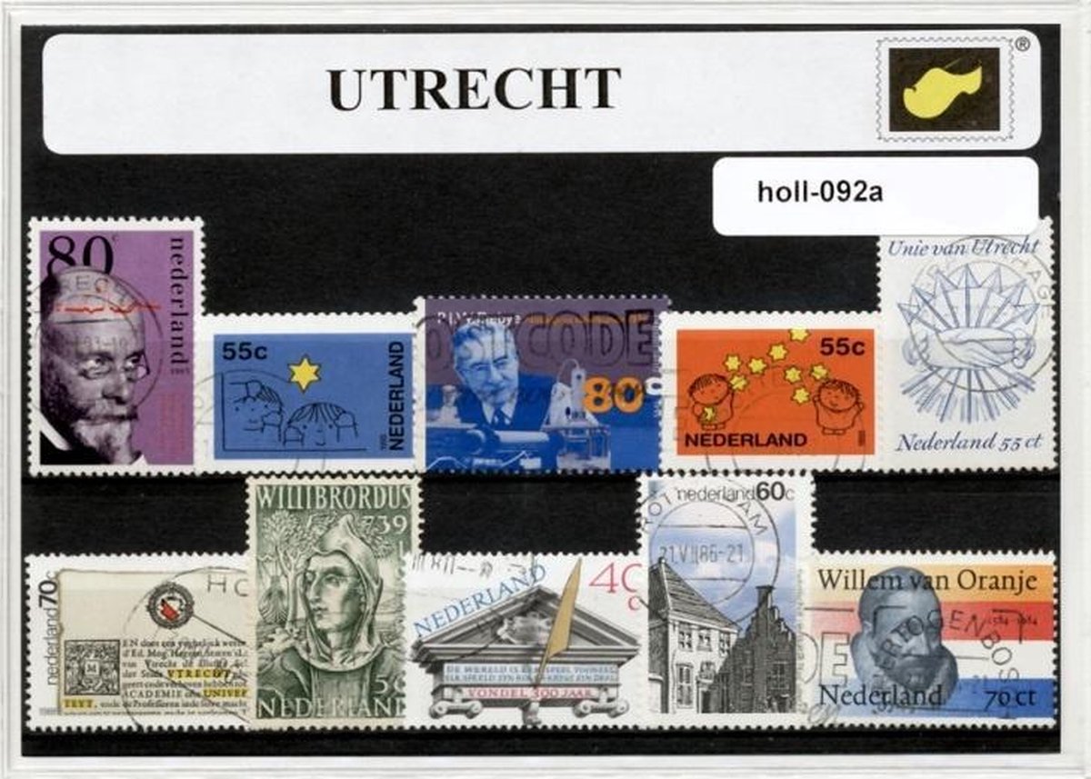 Utrecht - Typisch Nederlands postzegel pakket & souvenir. Collectie van verschillende postzegels van Utrecht - kan als ansichtkaart in een A6 envelop - authentiek cadeau - kado - kaart - station - domtoren - dom - grachten - Nijntje - FC Utrecht