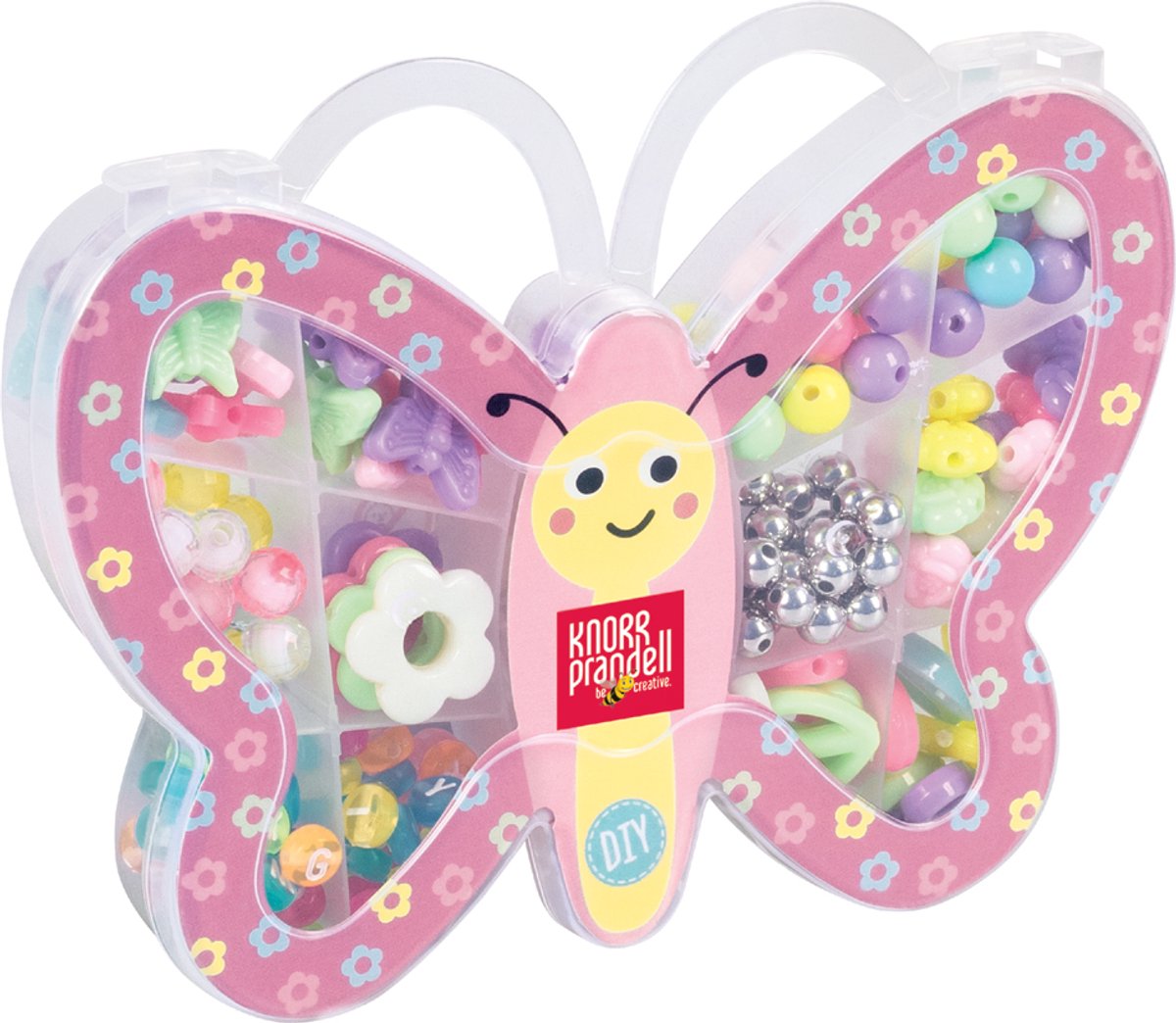 Knorvlees Parel-mix Sieradenset Vlinder, 38 g