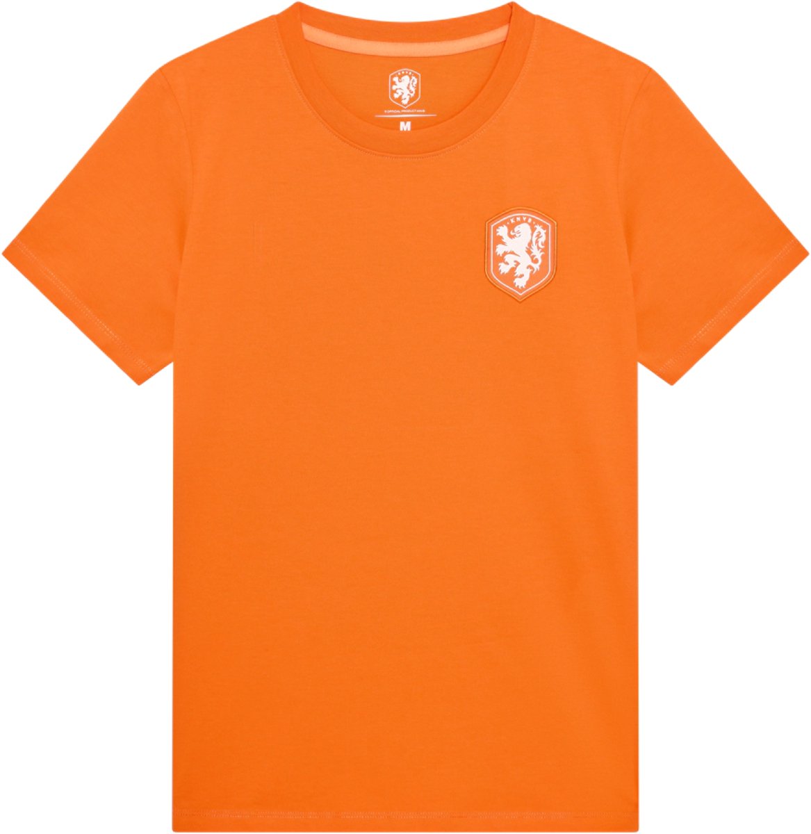 Nederlands Elftal Logo T-shirt Heren - Maat S - Oranje - KNVB - Voetbalshirt - Fankleding - Merchandise