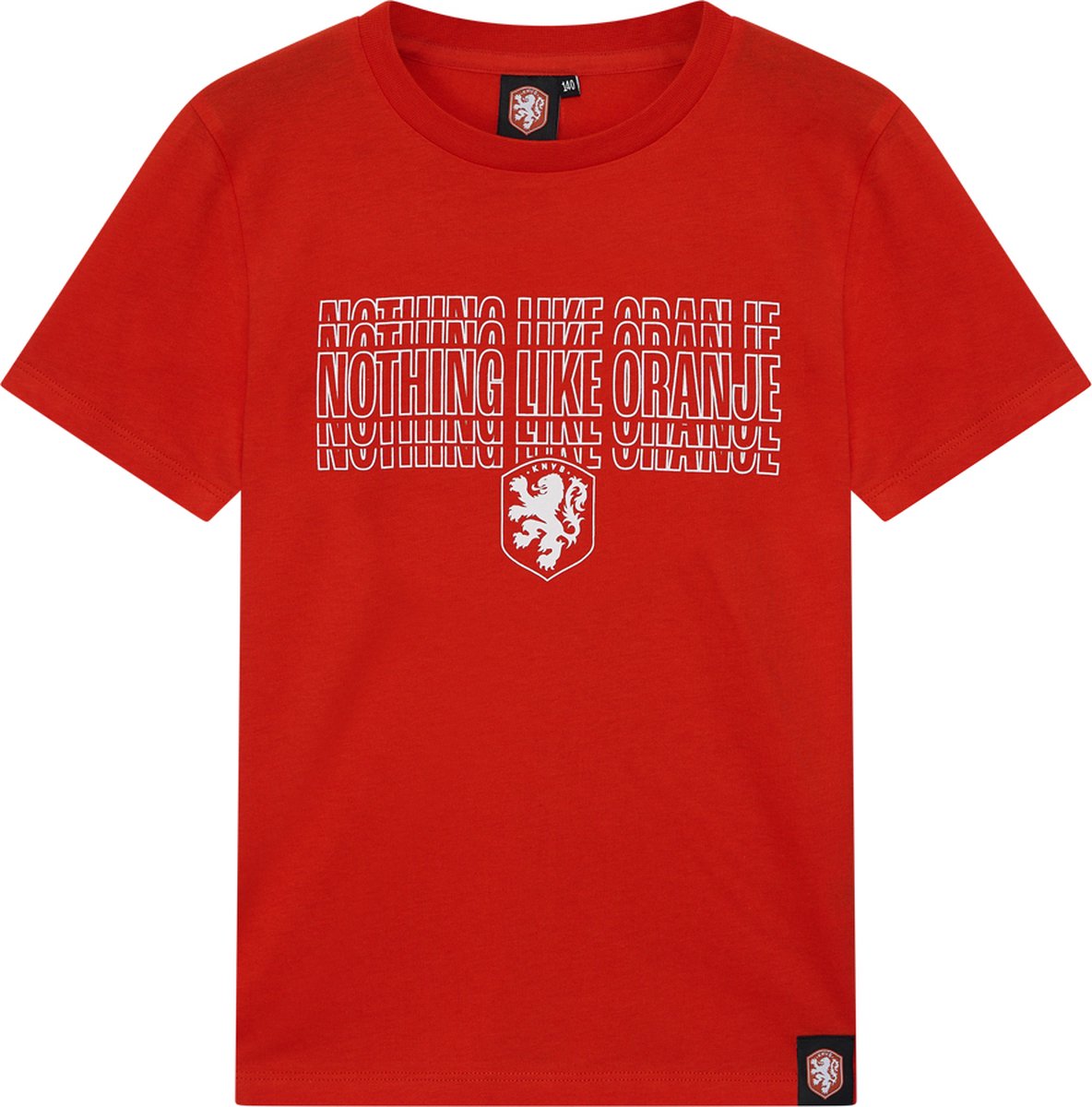 Nederlands Elftal T-Shirt Kids - Maat 152 - Officiële KNVB Merchandise - Unisex - Katoen