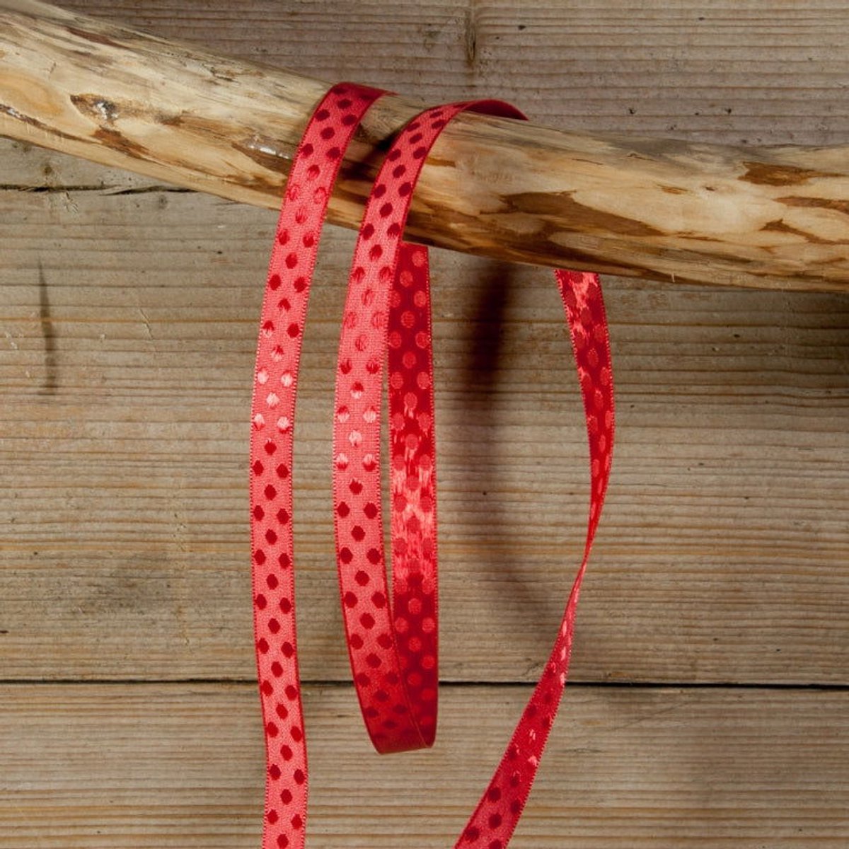 Kadolint Rood Geweven Stip 10 mm / 25 mtr.