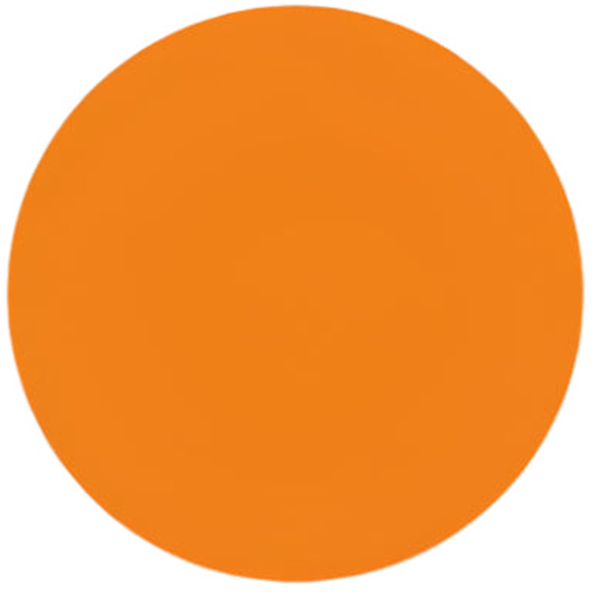 Sluitsticker Fluor Oranje -Sticker-Etiket- 25 mm rond / 1000st.