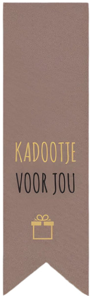 Vaantje Sticker voor Kadootje voor jou -Sticker-Etiket- 250st.