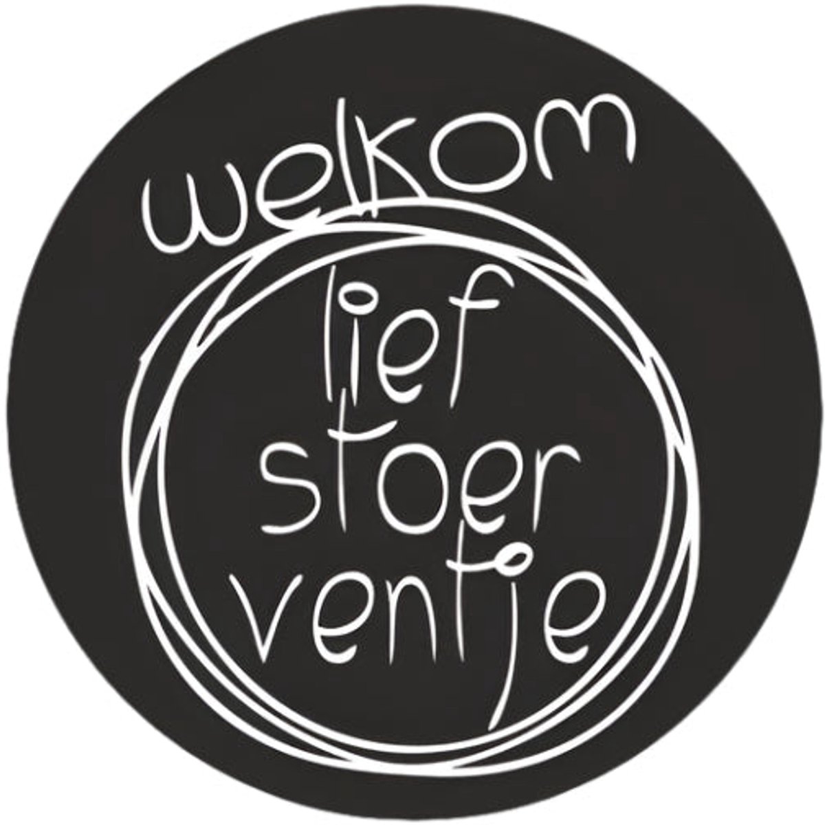 Wensetiket Stoer Ventje -Sticker-Etiket- 500st.