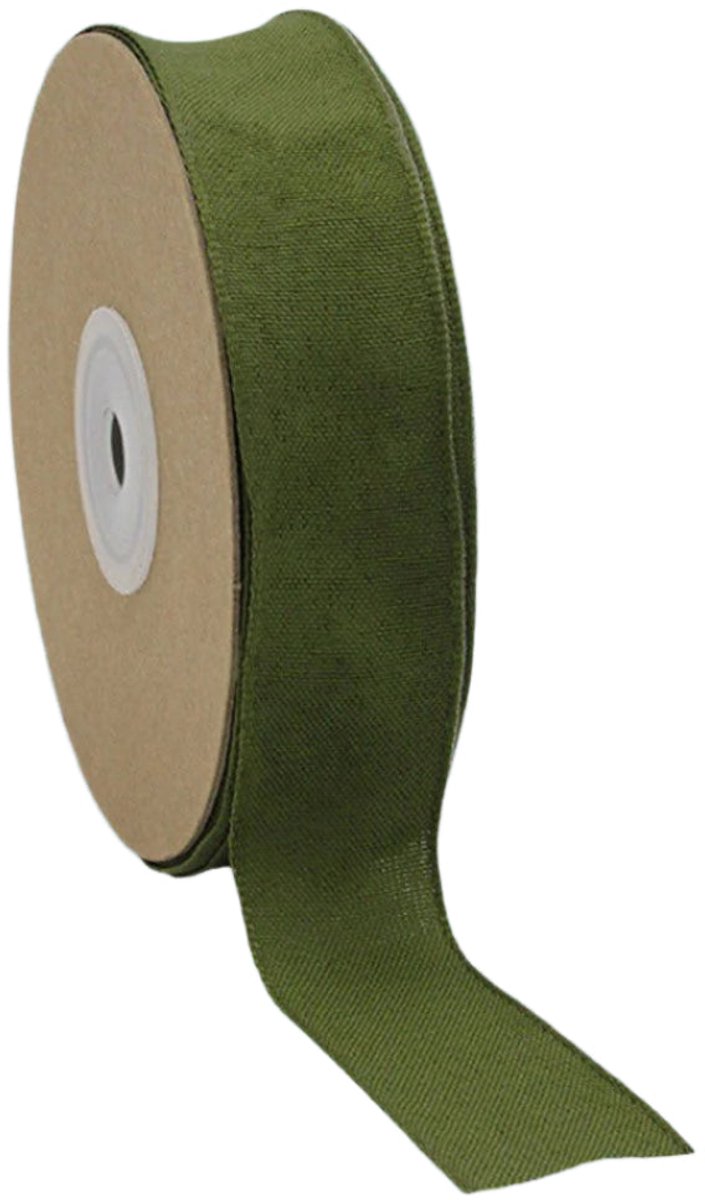 Wired Naturel Lint Mosgroen - 25 mm. / 20 mtr.