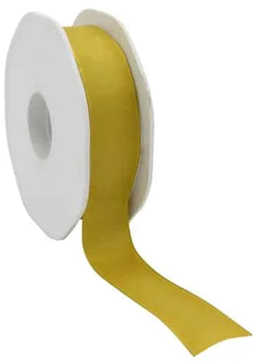 Wired Taftlint Okergeel - 23mm. / 20 mtr.