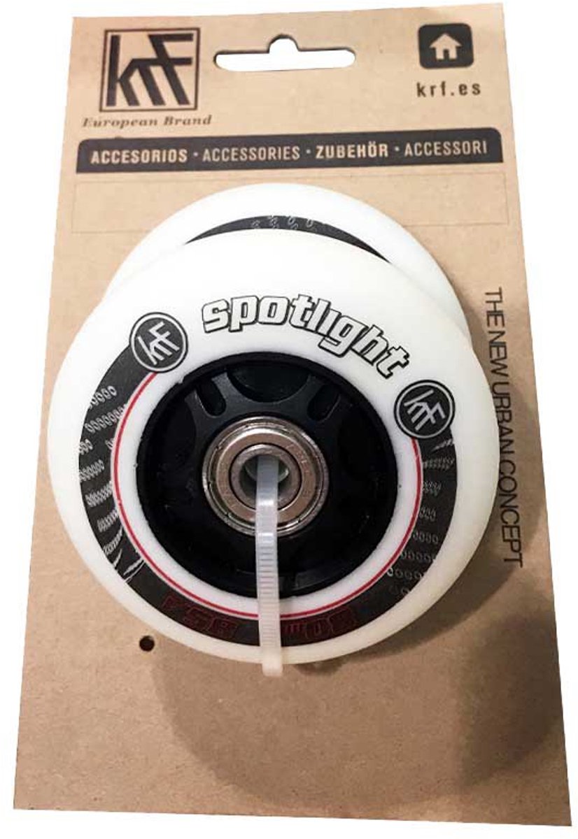 Krf Spotlgiht Led Lights 2 Units Wiel Rood 80 mm / 85A