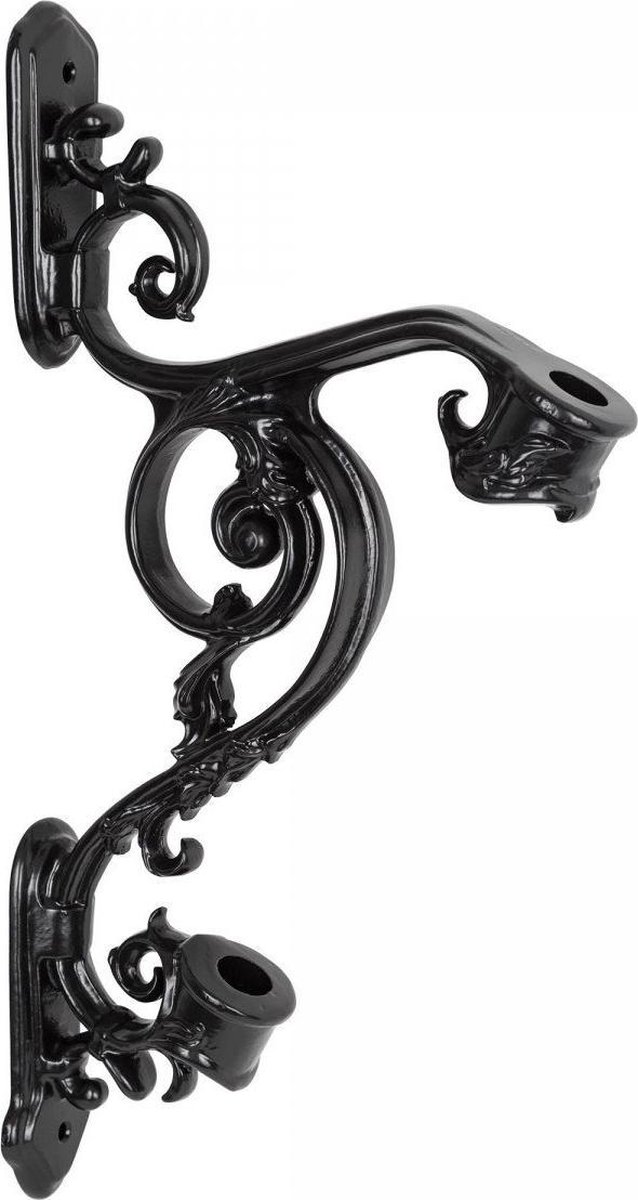 KS Verlichting Vlaggenstokhouder Groot Zwart