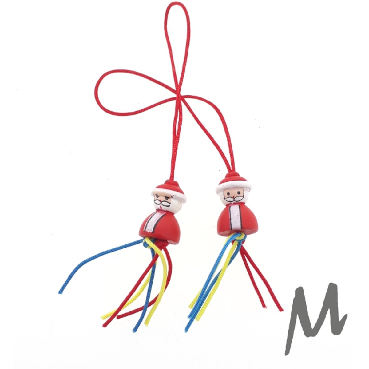 Geluks poppetjes kerstman (100 stuks)