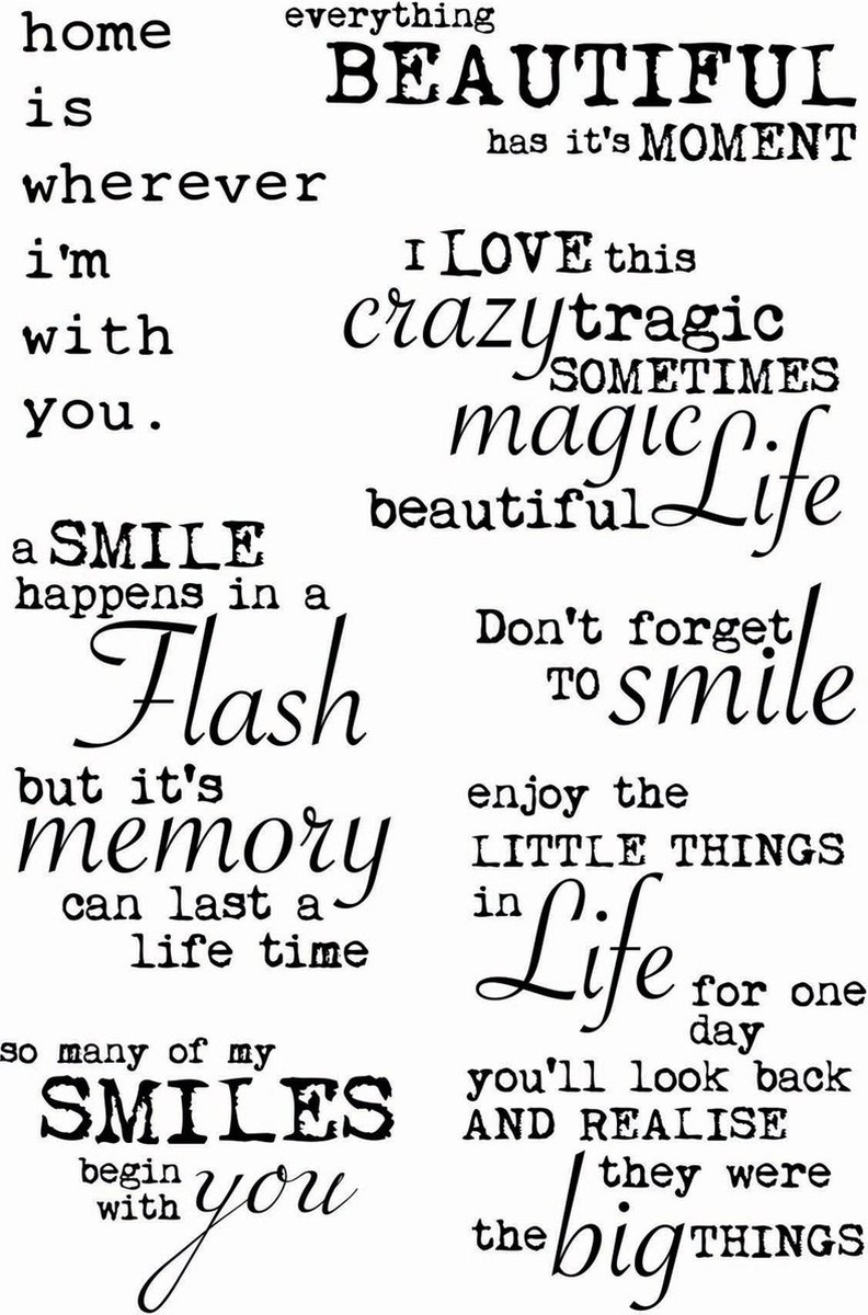 Kaisercraft: Blue Bay Clear Stamp (CS203)