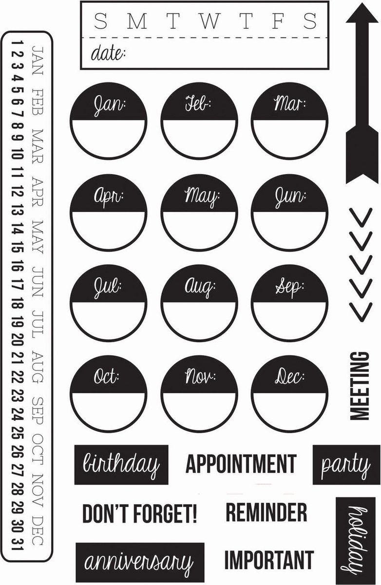 Kaisercraft: Hello today clear stamp 15,9x10,2cm