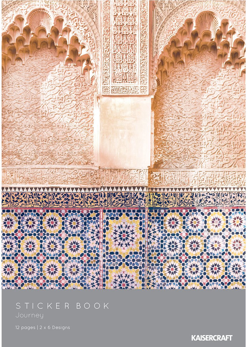 Kaisercraft Sticker Books 148X210Mm 2X6stuks Journey