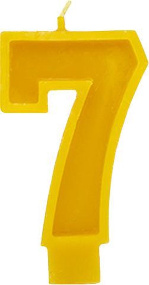 Verjaardagskaars - Cijfer 7 7