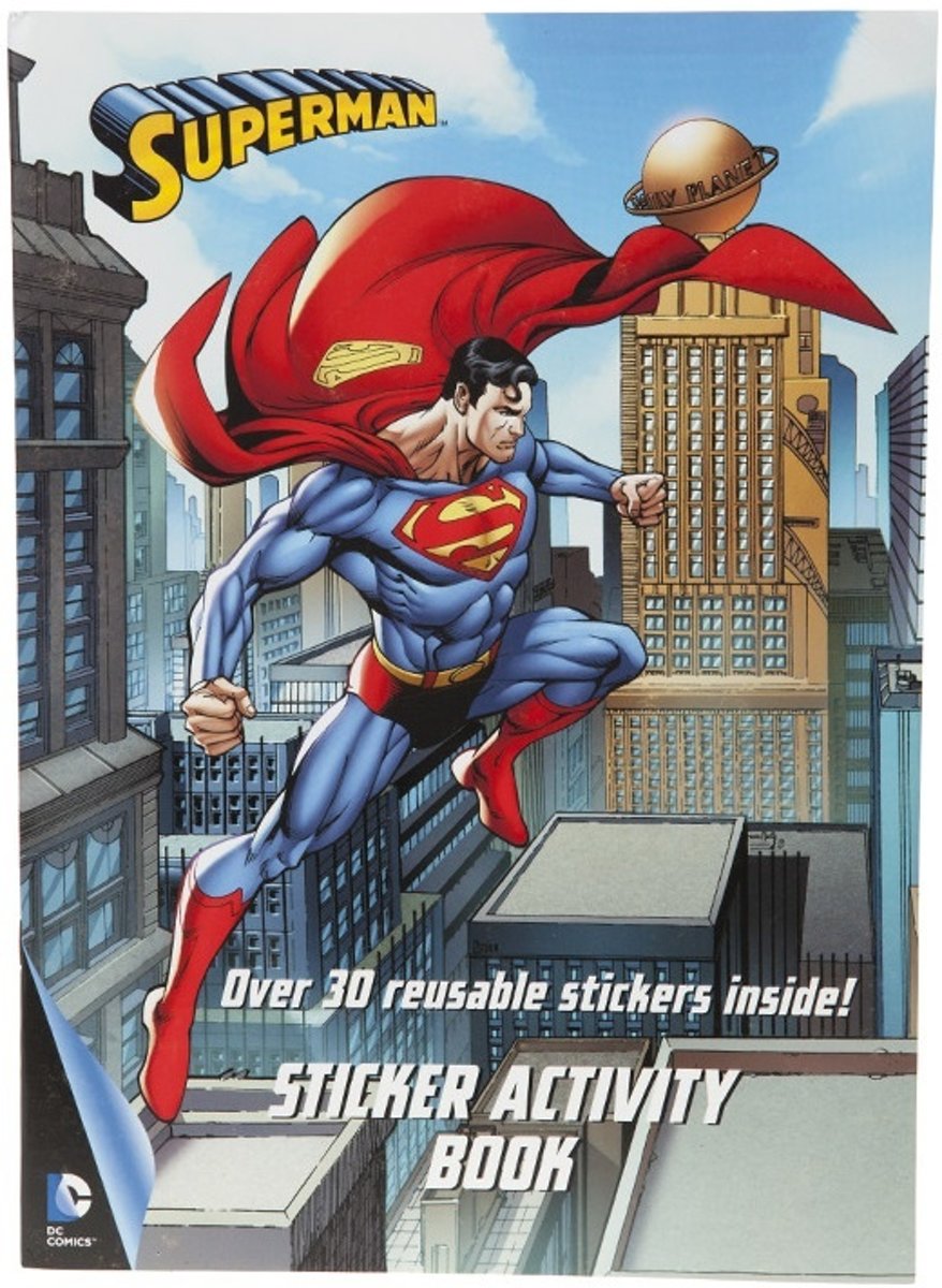   Sticker En Tekenboek Superman 28 X 20 Cm