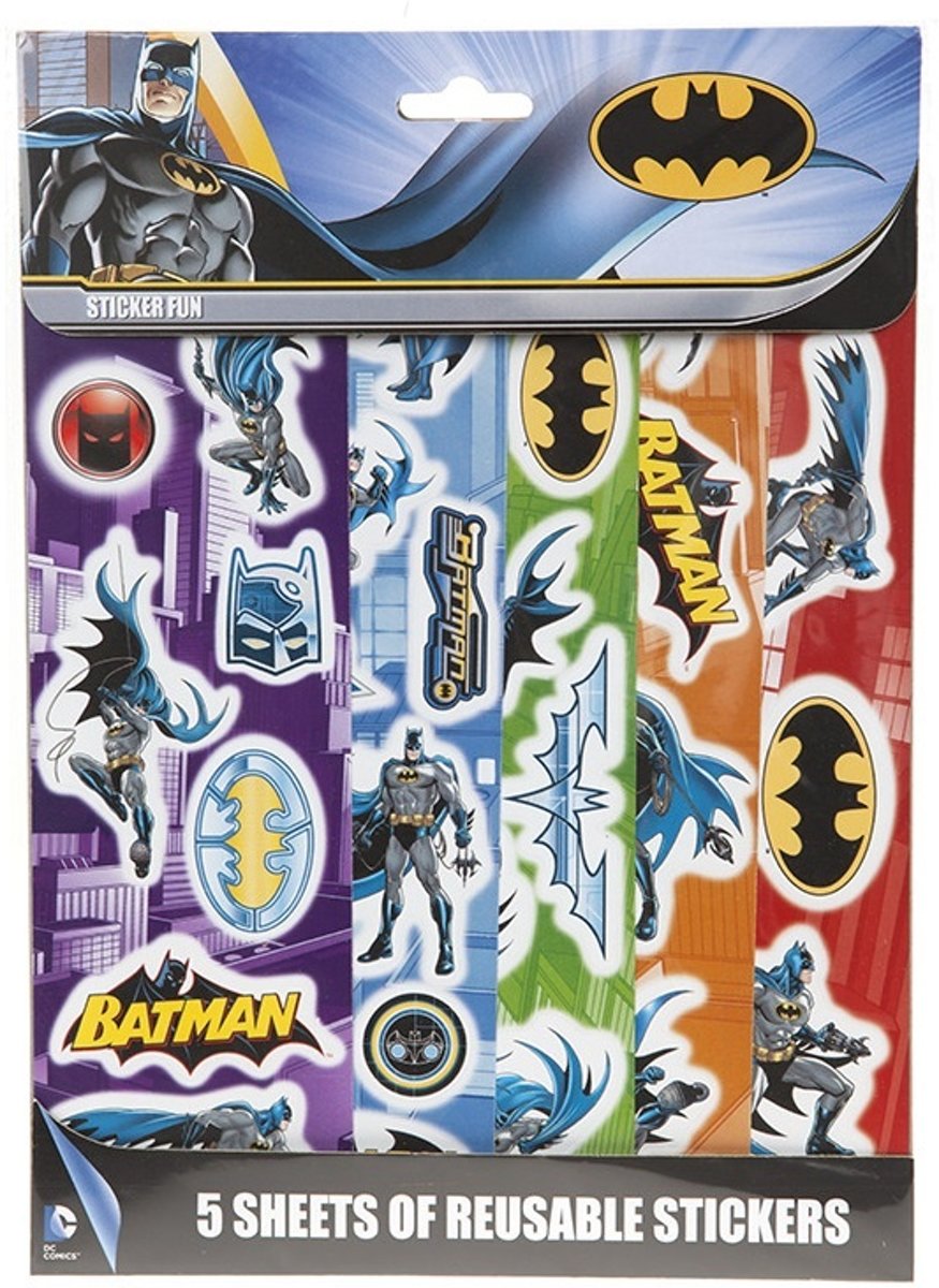   Stickervellen Batman 5 Stuks