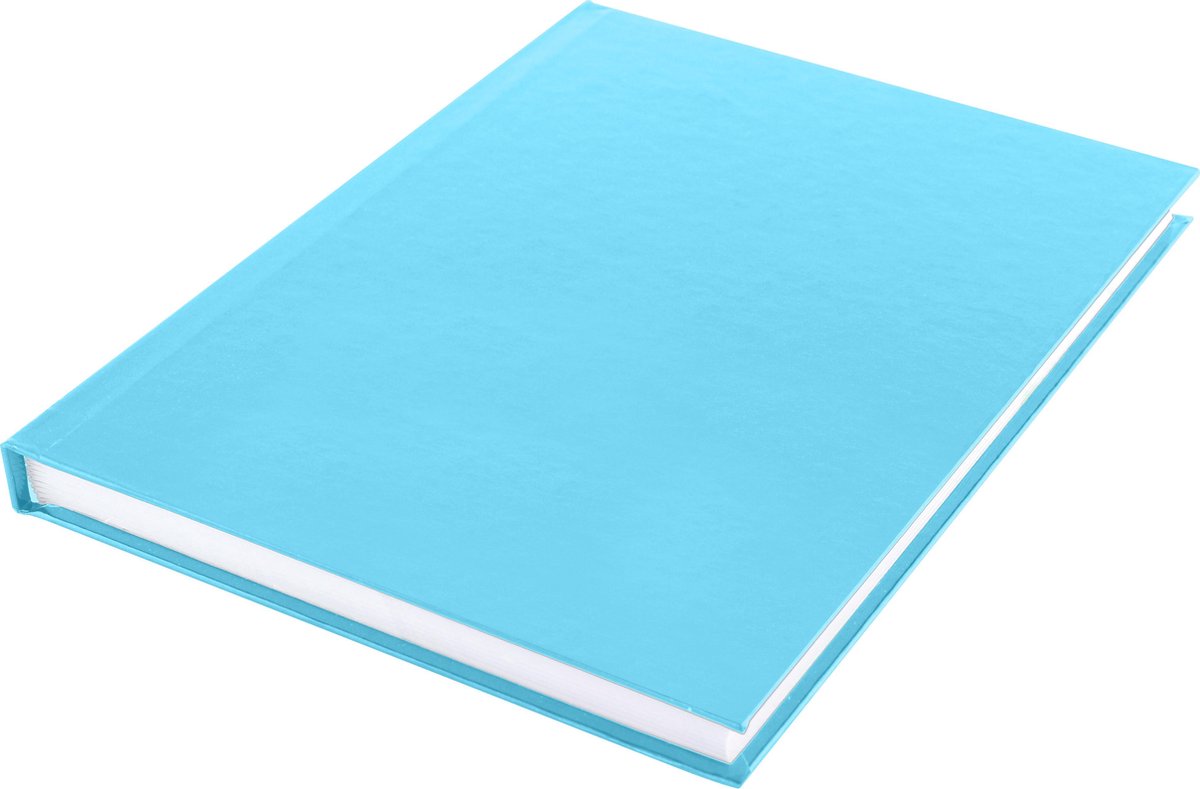 Dummyboek Kangaro A5 blanco hard cover 80 bl 100grs blauw pastel