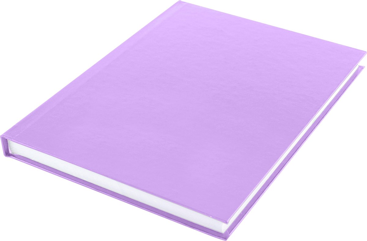 Dummyboek Kangaro A5 blanco hard cover 80 bl 100grs violet pastel