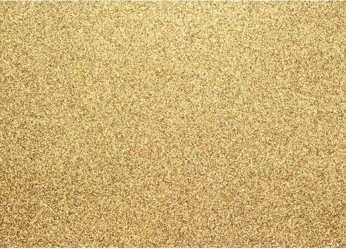 Glitterkarton   Brons - 50x70cm pak a 10 vel