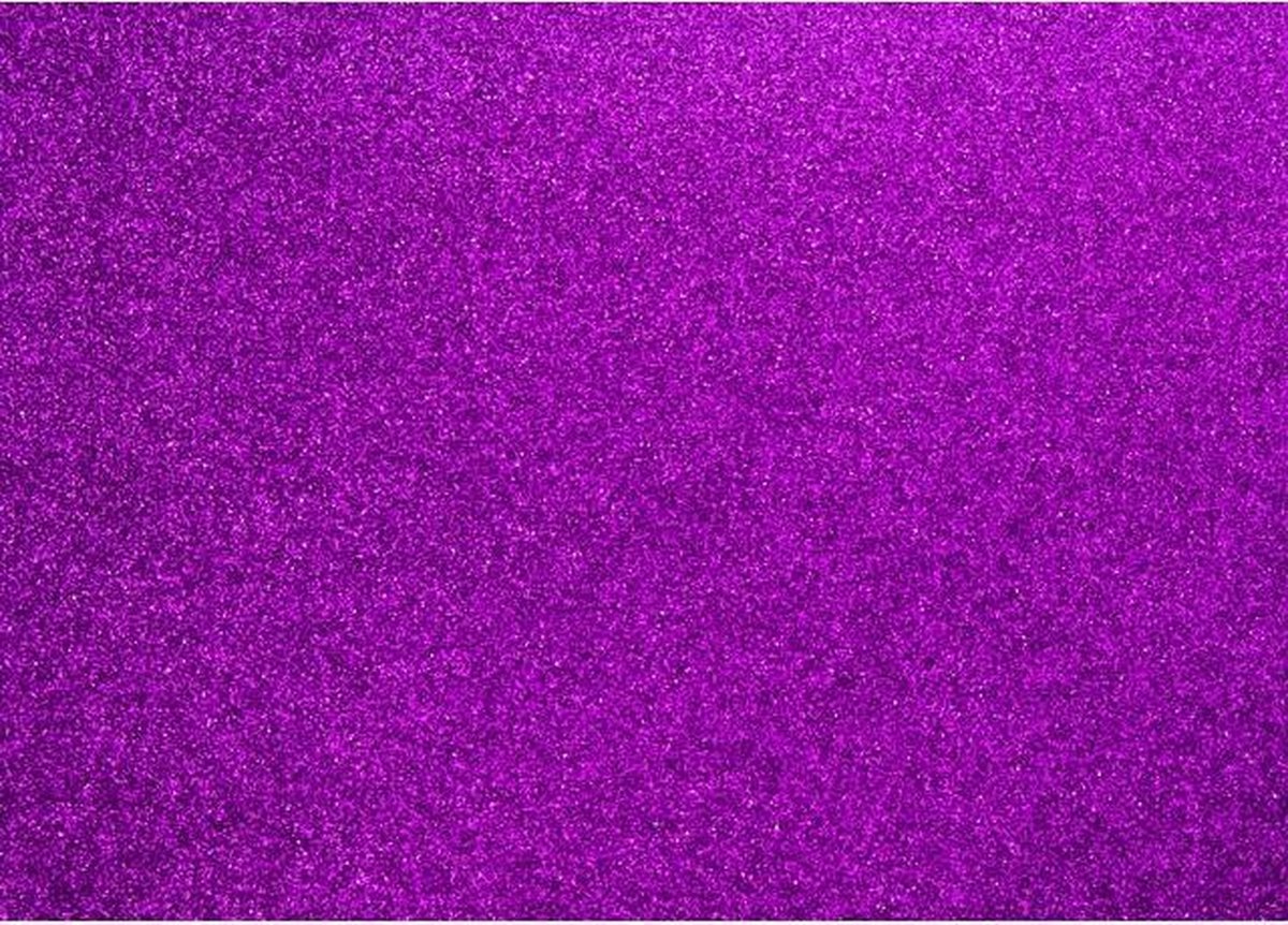 Glitterkarton Kangaro paars - 50x70cm pak a 10 vel
