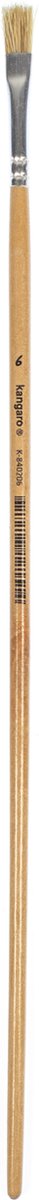 Kangaro Lyonse penseel - no. 6 - gelakt hout - K-840206