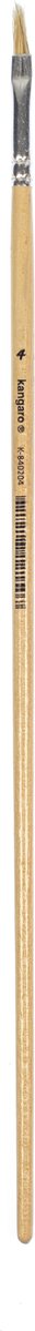 Kangaro Lyonse penseel - no.4 - gelakt hout - K-840204