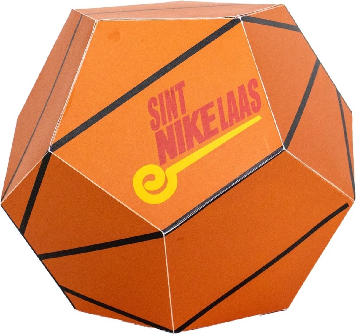 Papieren Basketbal Surprise - Sinterklaas surprise - Cadeau van Duurzaam Karton - KarTent