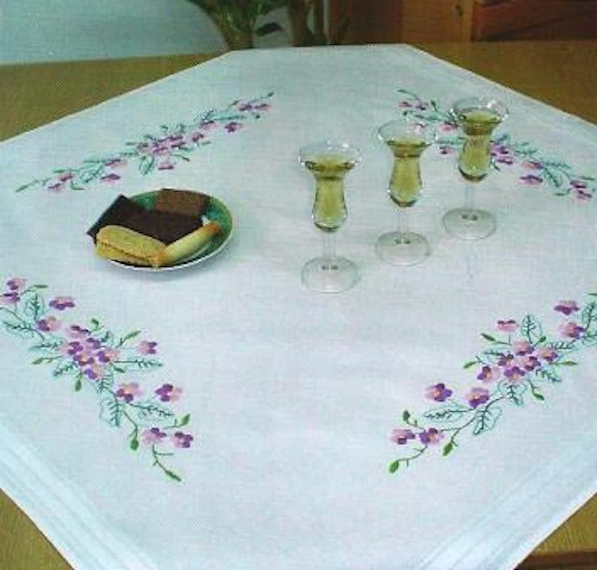 steelsteekdekservet 80252 begonias, wit