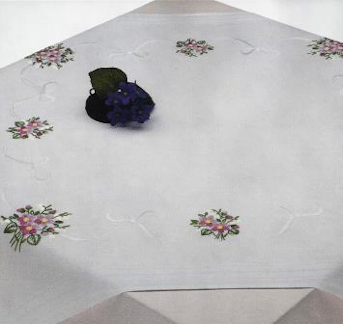 steelsteekdekservet 87087 kaapse viooltjes, wit