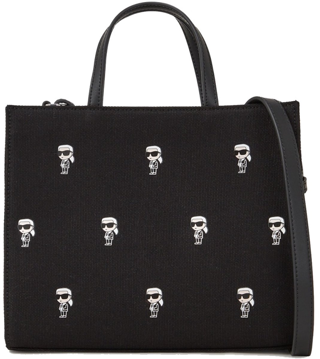 KARL LAGERFELD IKON AOP SM SQUARE TOTE Zwart N/A EU