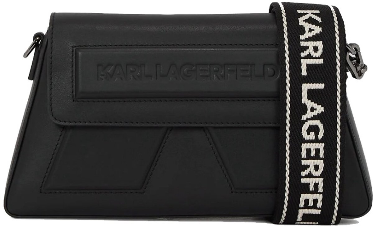 KARL LAGERFELD IKON K SOFT WEBBING CROSSB Zwart N/A EU