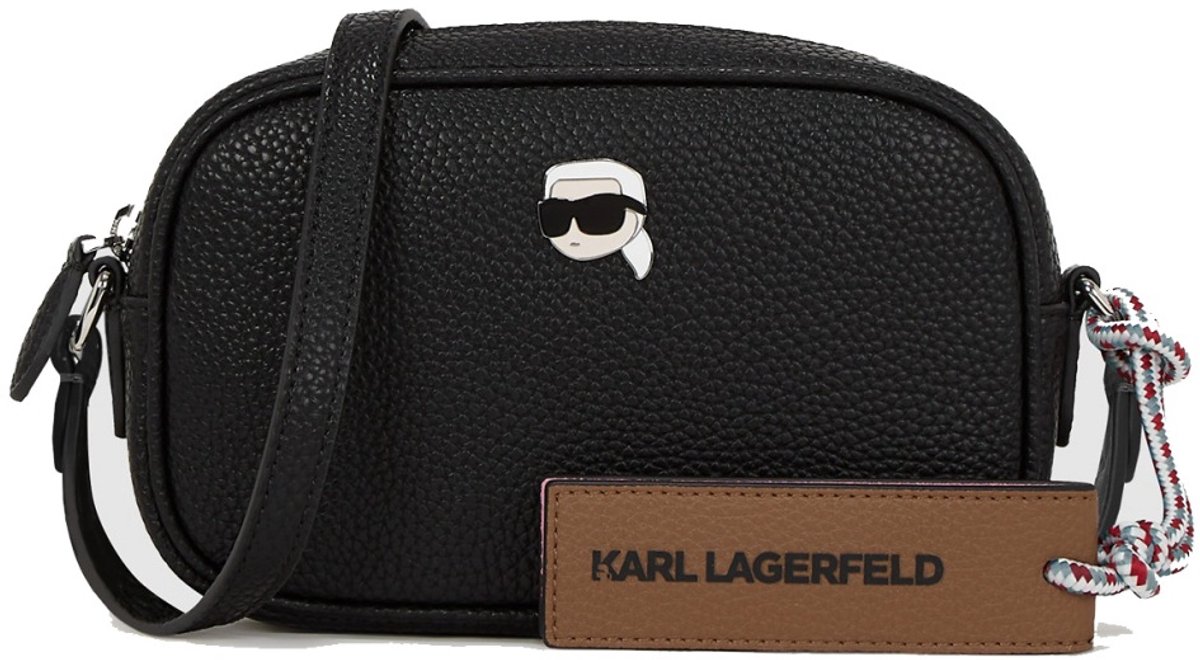 KARL LAGERFELD IKON PEBBLE SLIM CAMERA BA Zwart N/A EU