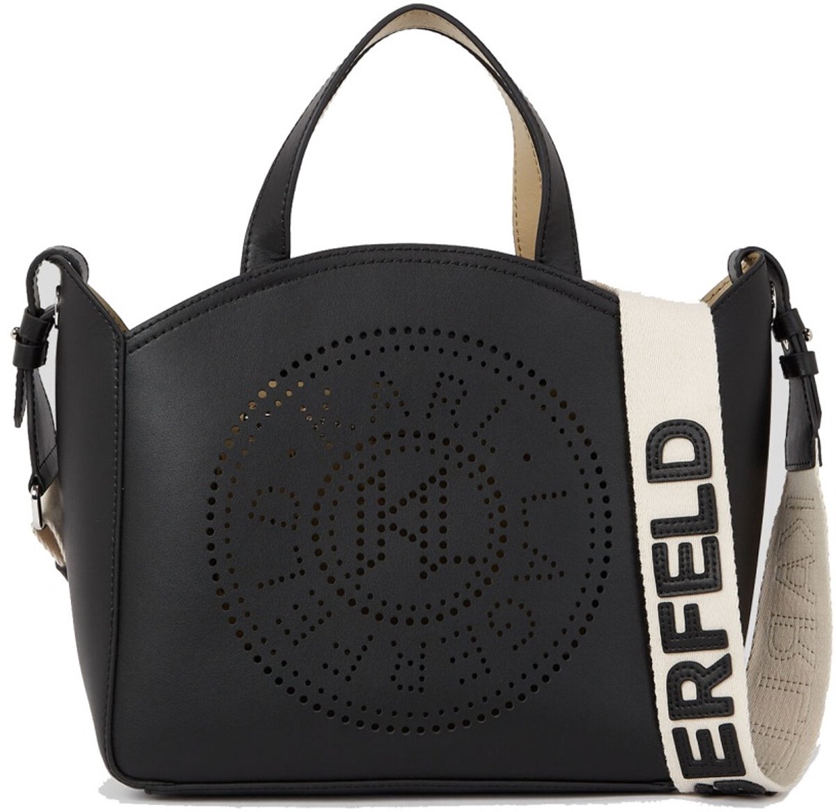 KARL LAGERFELD K CIRCLE SM TOTE PERFORATE Zwart N/A EU
