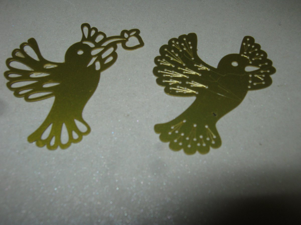 Kars open Embossing stencils Vogels tekensjabloon spuitsjabloon