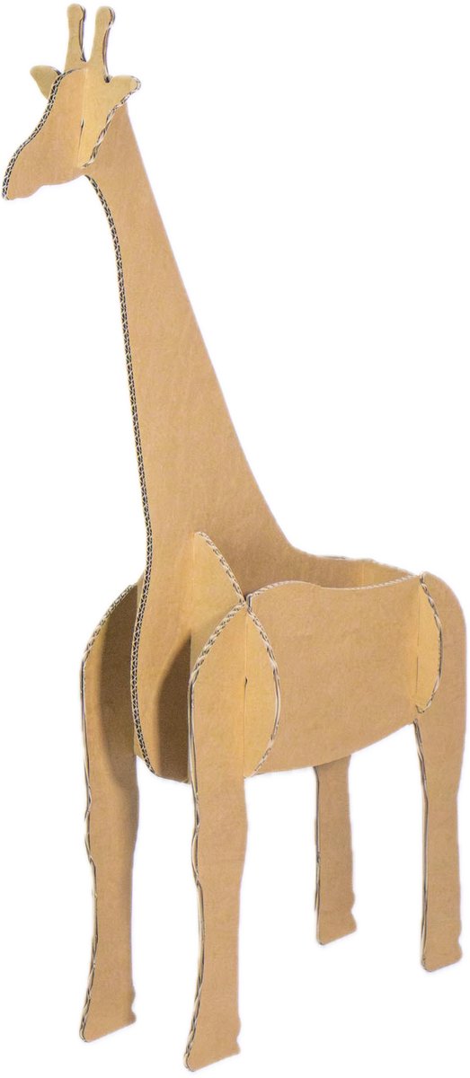 Kartonnen giraf - 55 x 20 x 89 cm - Kartent