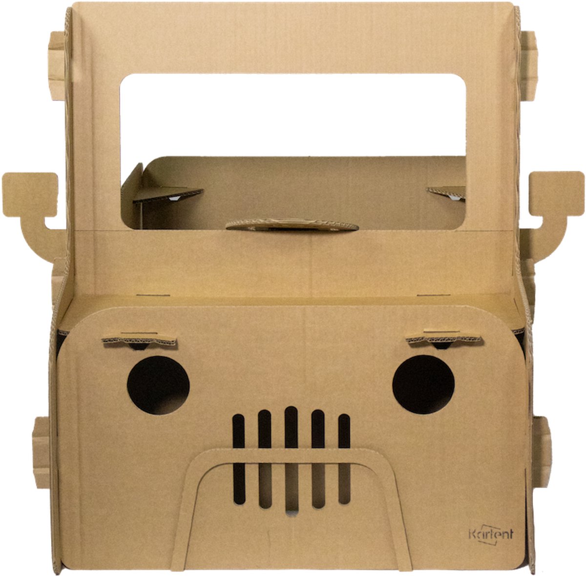 Kartonnen jeep - 111 x 70 x 83 cm - Kartent