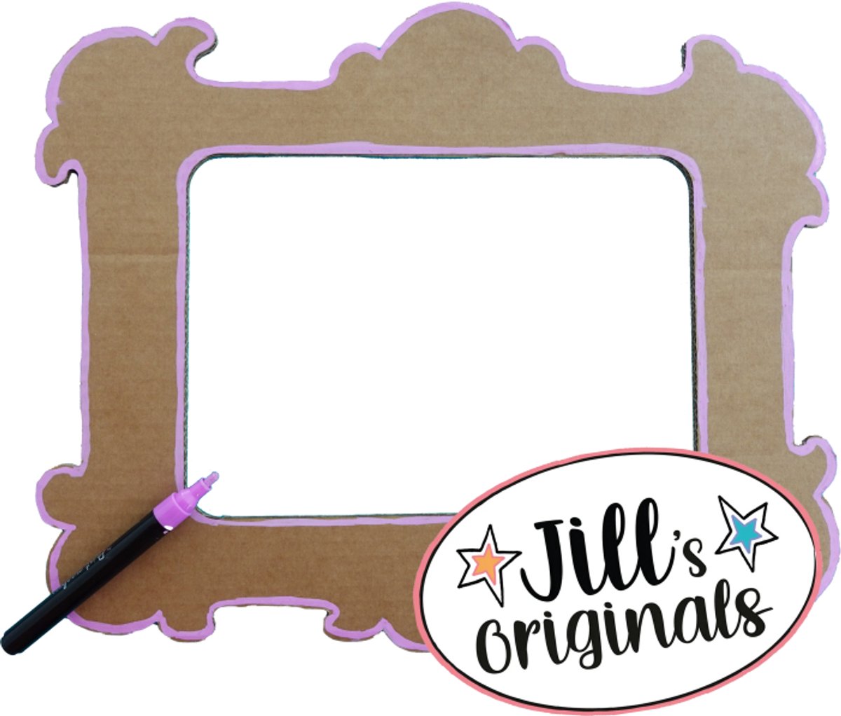 Kartonnen schilderijlijst (x5) - Per 5 verkocht - Kartent