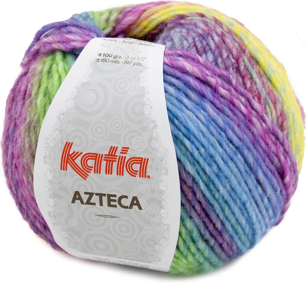 Katia Azteca - 7871 regenboog - Wol/Acryl Garen