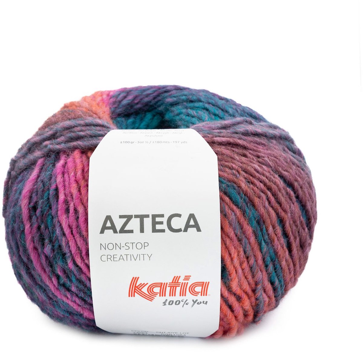 Katia Azteca - 7893 rozevuur - Wol/Acryl Garen