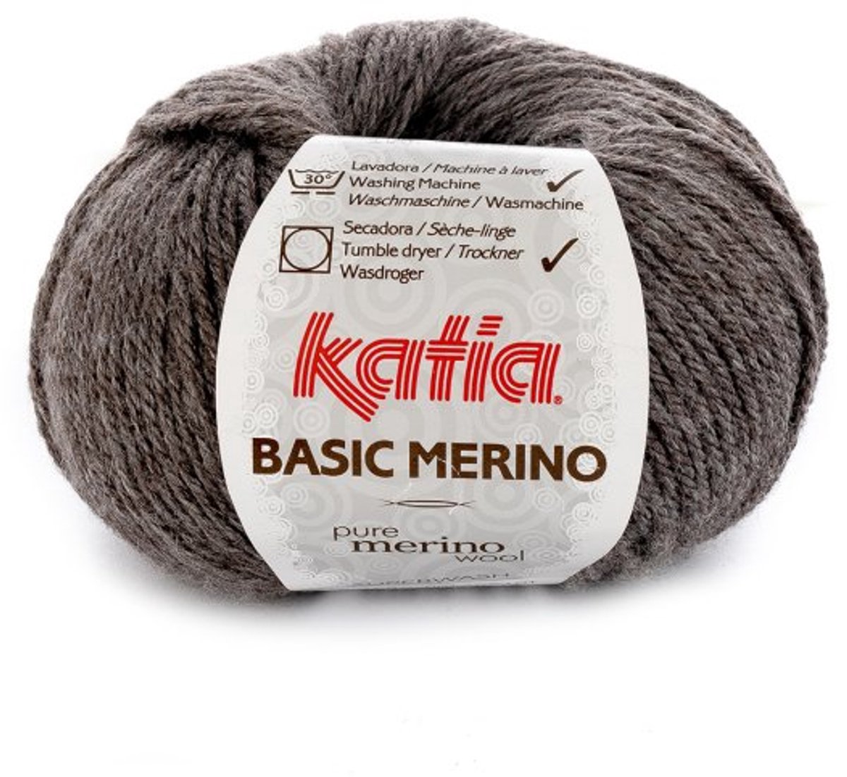 Katia Basic Merino - 08 donkerbruin - Wol/Acryl Garen
